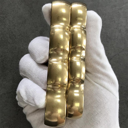 Timeless Style Stonewashed Brass Knuckle Duster