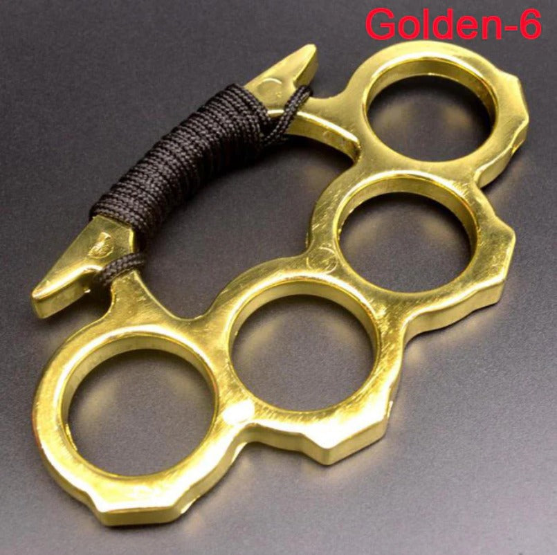 Solid Brass Knuckle Duster and Window Breaker by Guard for Protection