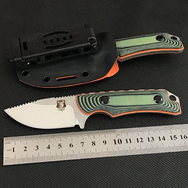 Liome G10 Tactical Fixed Blade Knife for Outdoor Adventure and Fishing