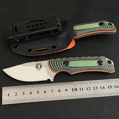 Liome G10 Tactical Fixed Blade Knife for Outdoor Adventure and Fishing
