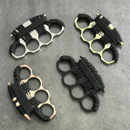 Star Texture Knuckle Duster Outdoor Utility Tool