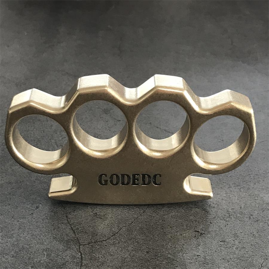 GODEDC KING OF GOD Stonewashed Brass Knuckle Duster Classic Edition