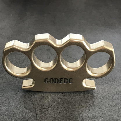 GODEDC KING OF GOD Stonewashed Brass Knuckle Duster Classic Edition