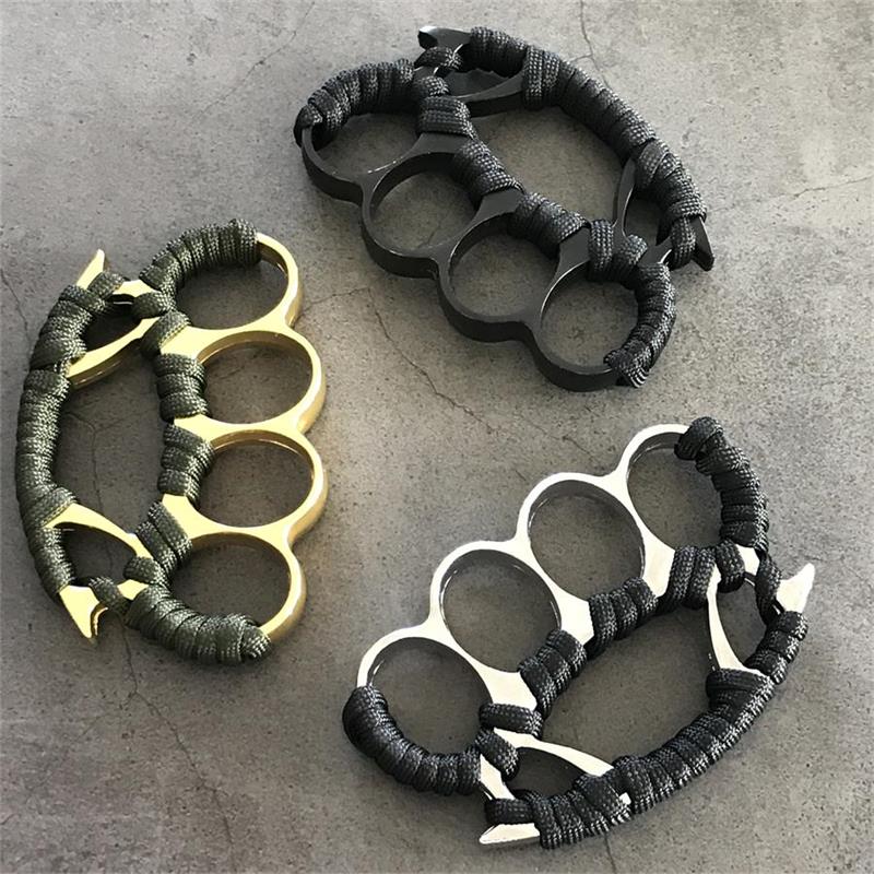 Tactical Brass Knuckles Duster for Quick Defense and Window Break