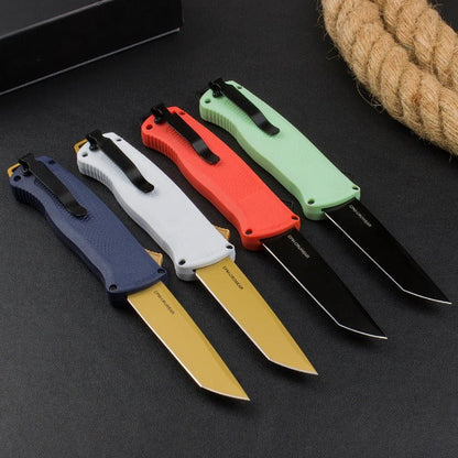 Carbon Fiber Nylon Tactical Knife for Pocket Carry Outdoor Hunting Adventures