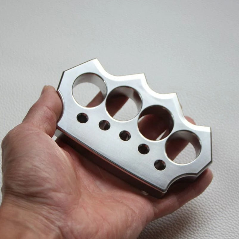 EDC Self-Defense Tool Solid Steel Knuckle Duster for Personal Protection
