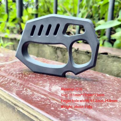 Multifunctional G10 Knuckle Duster Personal Defense Tool for EDC