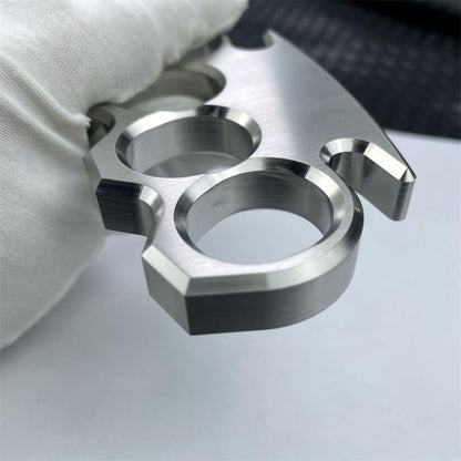 Self-Defense Stainless Steel Tool Featuring Knuckle Duster