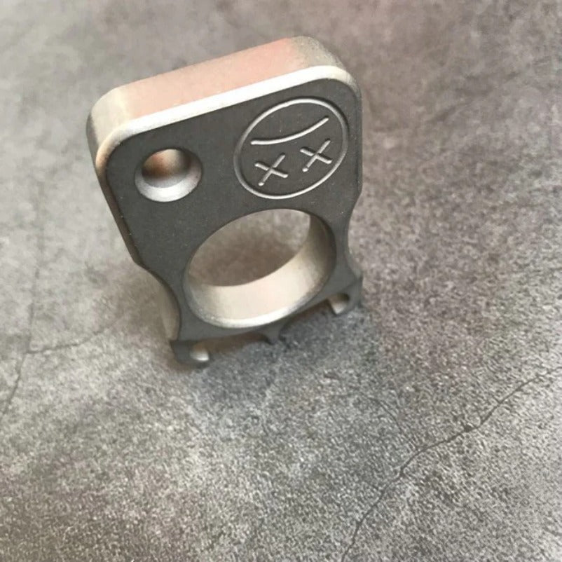 TitanGuard Titanium Alloy Self-Defense Knuckle Duster and Window Tool