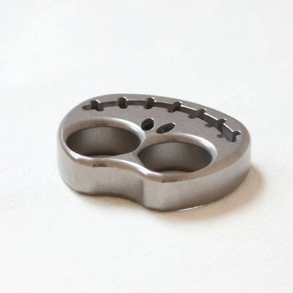 Pumpkin Style TC4 Titanium Knuckle Duster Self-Defense