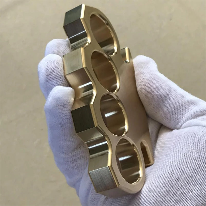 Brass Knuckle Duster Ultimate Self-Defense Tool for EDC