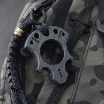 Ultra-Durable Carbon Fiber Knuckle Duster for Single Finger Self Defense