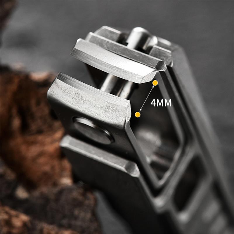 Multi-Function Titanium Alloy Nail Clippers with Bottle Opener