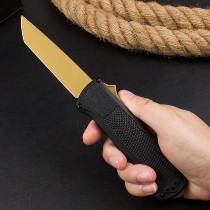 Carbon Fiber Nylon Tactical Knife for Pocket Carry Outdoor Hunting Adventures