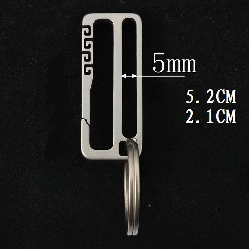 Titanium Clip Key Securer for Men