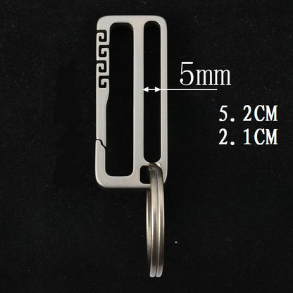 Titanium Clip Key Securer for Men