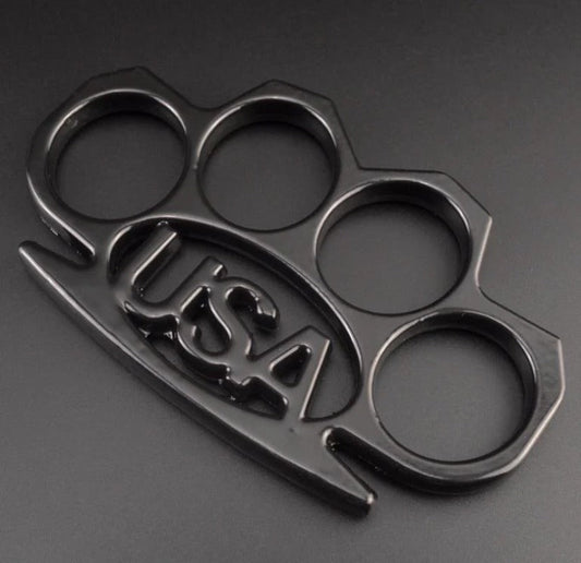 USAEdge Self-Defense Tool Featuring EDC Brass Knuckles and Window Breaker