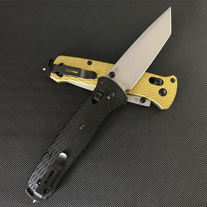 Liome Aluminum Grip Folding Tactical Knife for Camping and Survival EDC Tool