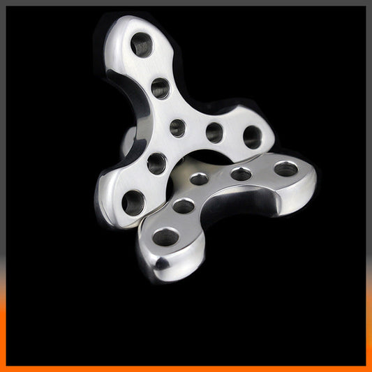 Triangular Brass Knuckle Duster Self Defense Tool 15mm Stainless Steel for EDC Window