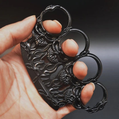 GhostFire Multi-Use Self-Defense Tool with Knuckle Duster and Tiger Fist Ring
