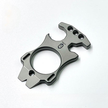 Titanium TC21 Knuckle Duster MultiTool Keychain