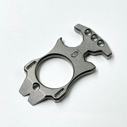 Titanium TC21 Knuckle Duster MultiTool Keychain