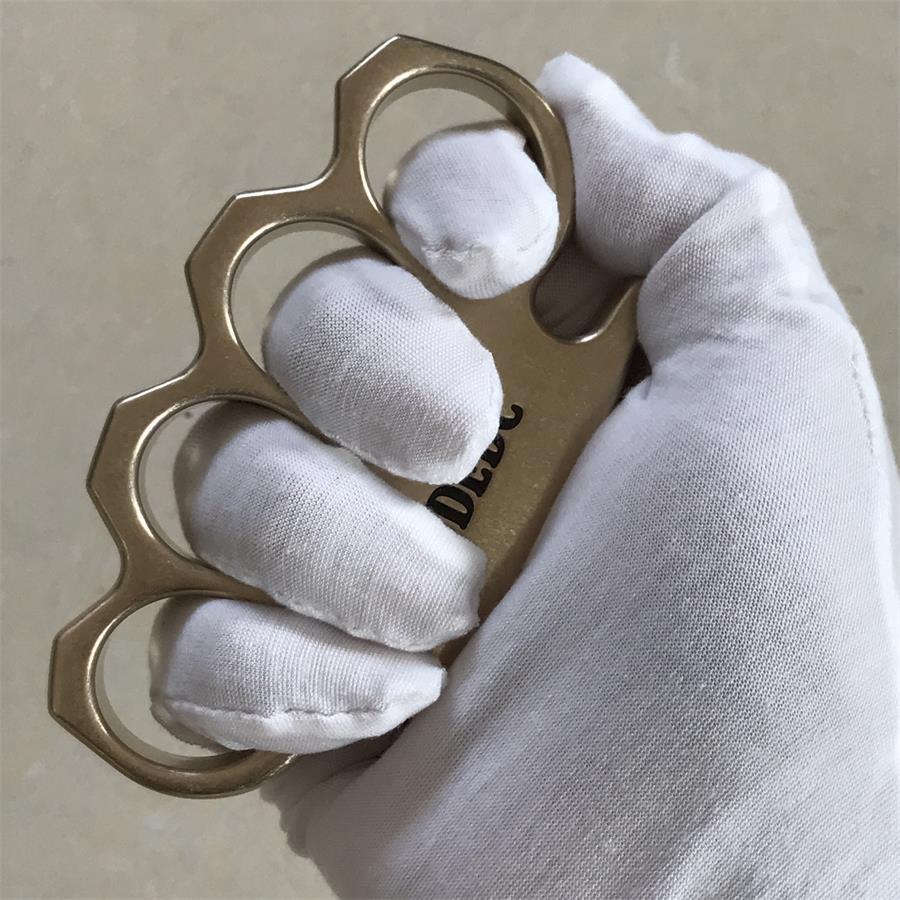 GODEDC KING OF GOD Stonewashed Brass Knuckle Duster Classic Edition