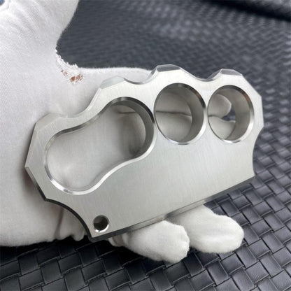 Solid Steel Knuckle Duster Outdoor Security and Personal Defense Tool