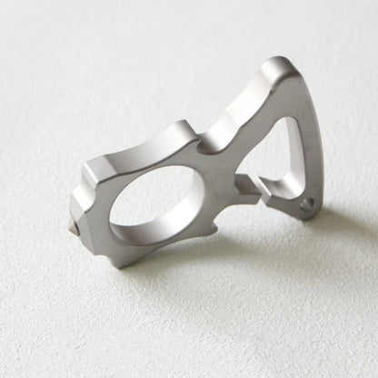 304 Steel Quick-Hang Knuckle Duster for Personal Protection