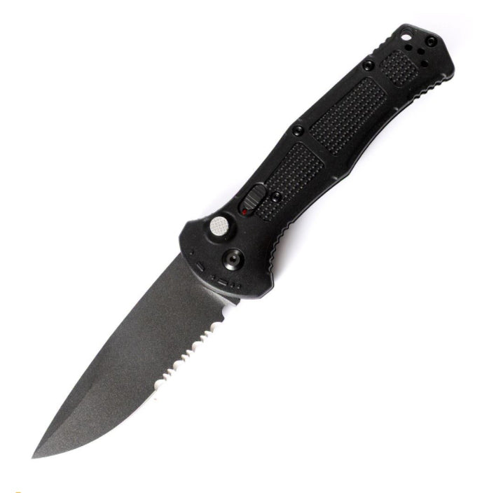 Nylon Fiber Handle Folding Knife for Outdoor Tactical Hunting with D2 Blade
