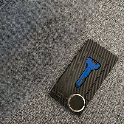 All-in-One Pocket Pro Keychain Tool Featuring Screwdriver Wrench and Opener