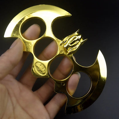 BatGuard Self-Defense Gear Featuring Metal Brass Knuckle Duster and Tiger Fist Buckle