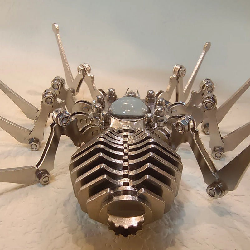 Stainless Steel Time Spider Puzzle for Unique Decor