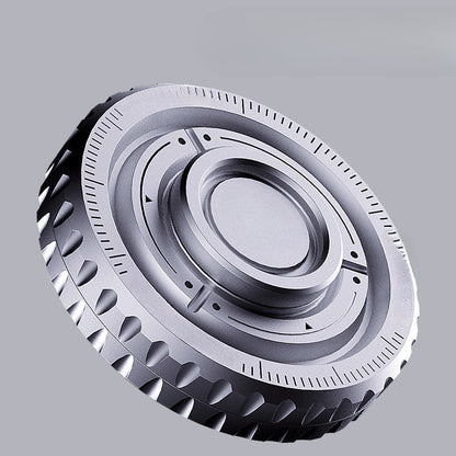 EDC Stainless Steel SpinRatchet Fidget Tool for Focus and Relaxation