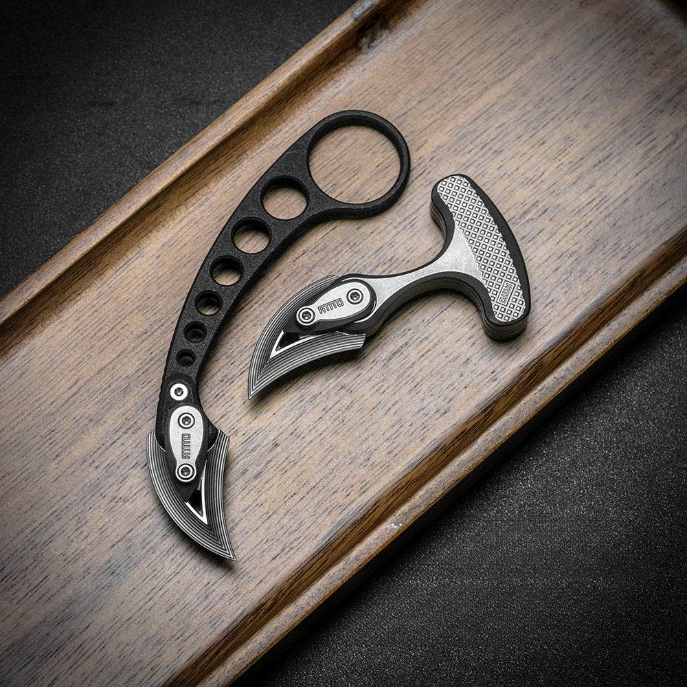 Titanium Sailor Knuckle Duster Push Poker EDC Tool