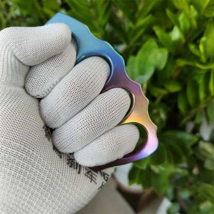 Tough Titanium Alloy Knuckle Duster Self-Defense Tool for EDC