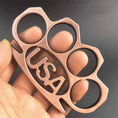 USAEdge Self-Defense Tool Featuring EDC Brass Knuckles and Window Breaker
