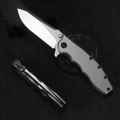 Outdoor Ready Titanium Alloy Folding Knife for Camping Adventures