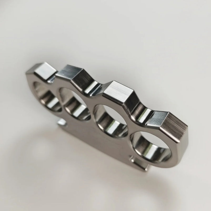 Solid Steel Knuckle Duster Tactical Emergency Defense Equipment