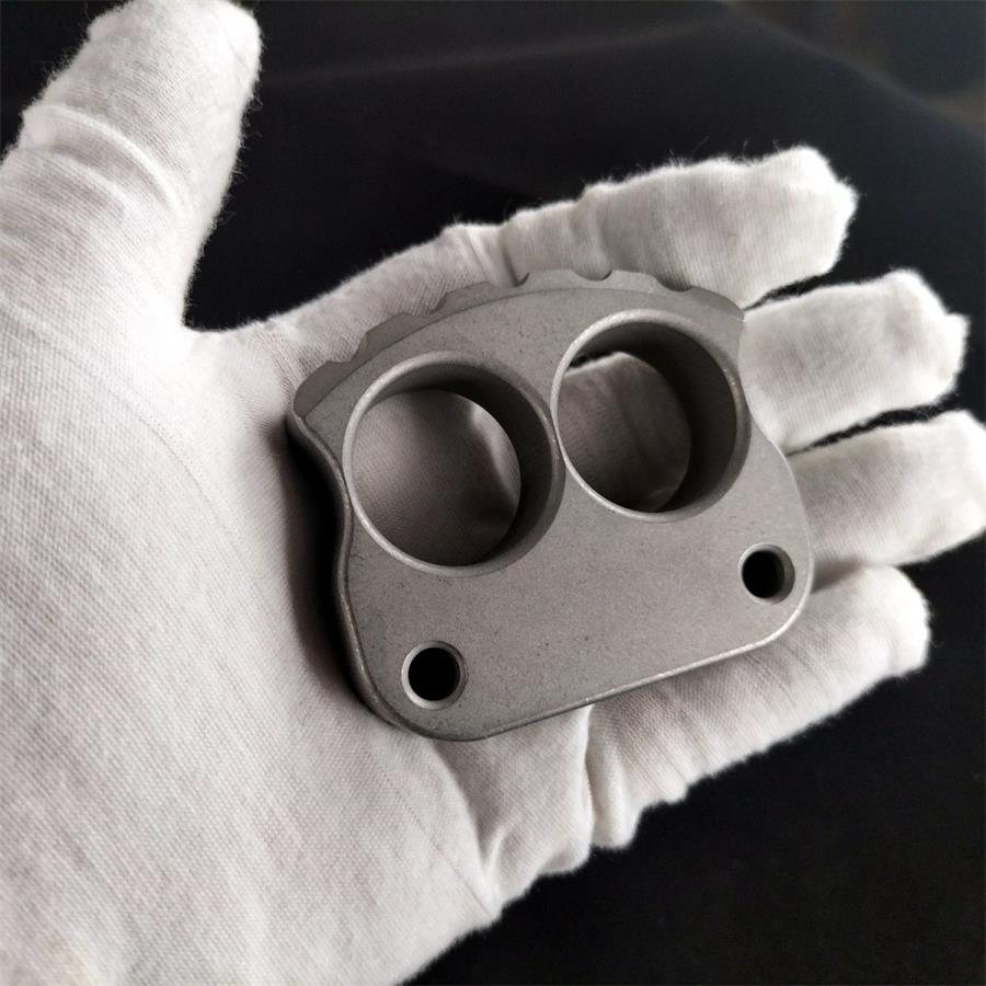 Portable Steel Knuckle Duster for Self-Defense and Everyday Carry Use 