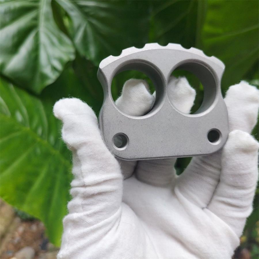 Portable Steel Knuckle Duster for Self-Defense and Everyday Carry Use 