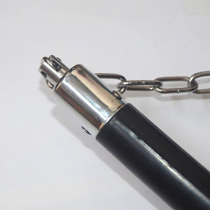 Self-Defense Rubber Nunchaku with Stretchable Chain