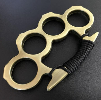 Solid Brass Knuckle Duster and Window Breaker by Guard for Protection