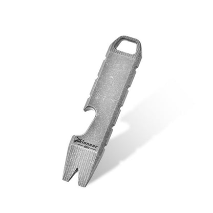 Portable Titanium Pry Bar with Bottle Opener EDC Utility Tool