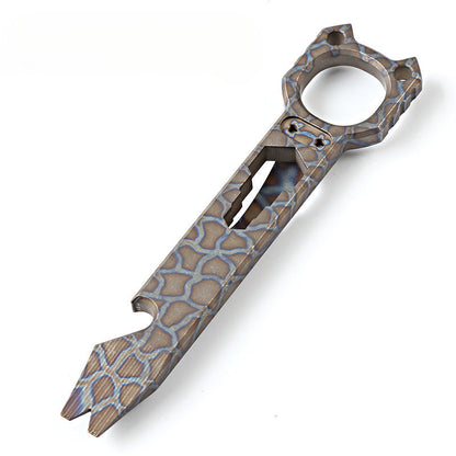 TC4 Knuckle Duster Titanium MultiTool Survival Stick