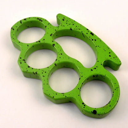 SurviveEdge Metal Brass Knuckles Duster with Window Breaking Ability for Safety