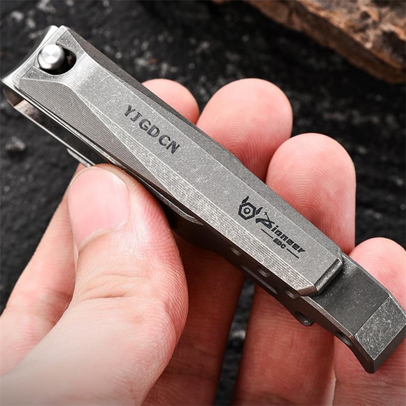 Multi-Function Titanium Alloy Nail Clippers with Bottle Opener
