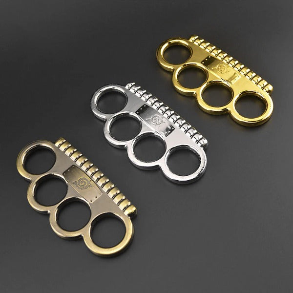 Solid Brass Knuckles Duster Tactical EDC Tool for Protection