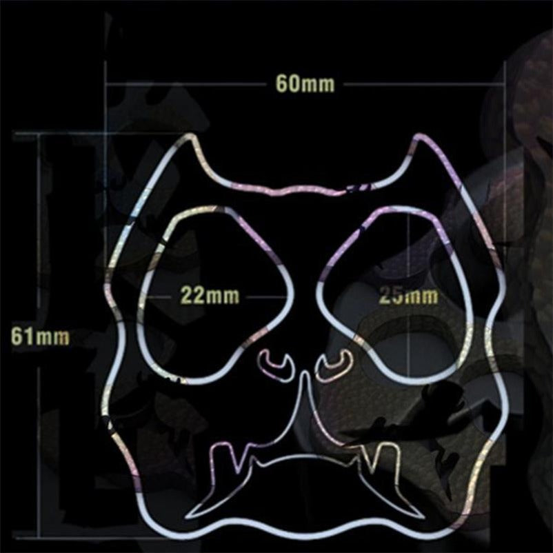 Dog Head Style Titanium Knuckle Duster Personal Defense Tool 