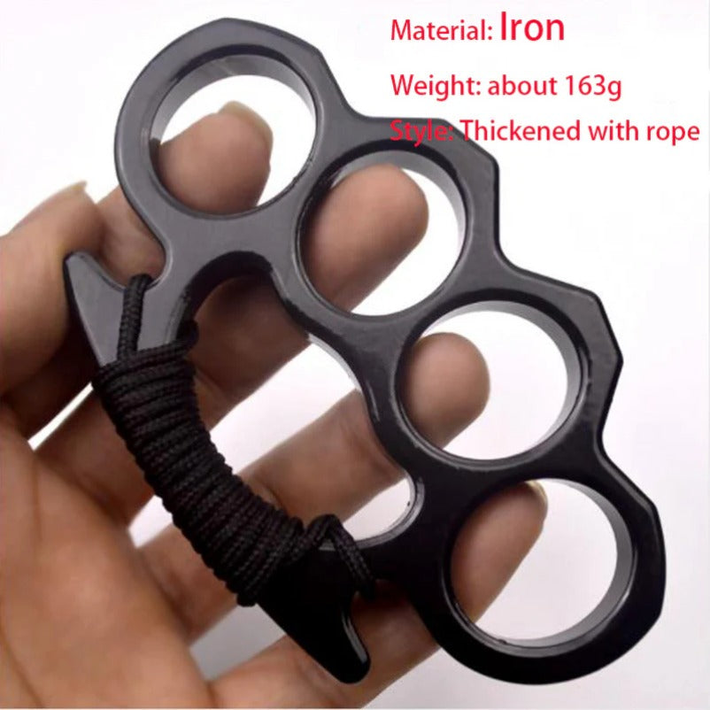IronGuard Self-Defense Gear Featuring Iron Knuckle Duster and Window Breaker